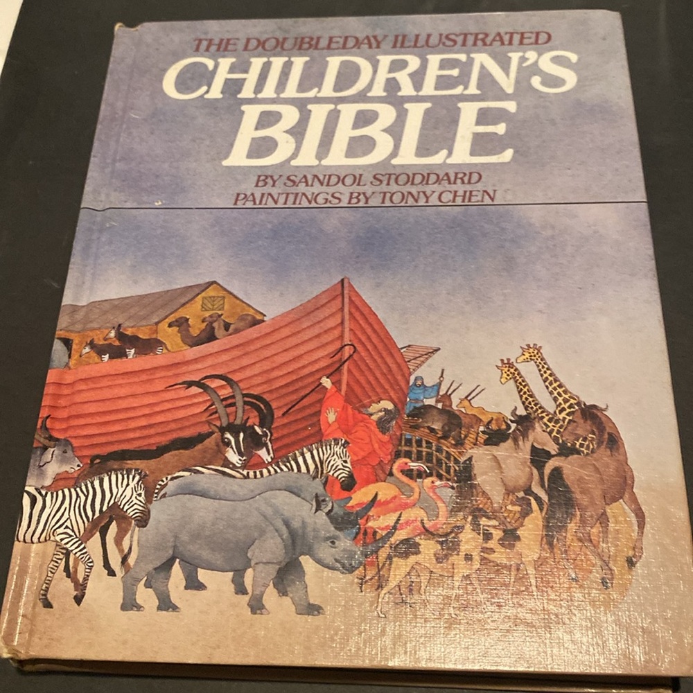 Vintage 1983 “The Doubleday Illustrated Children’s Bible,” Hardcover
